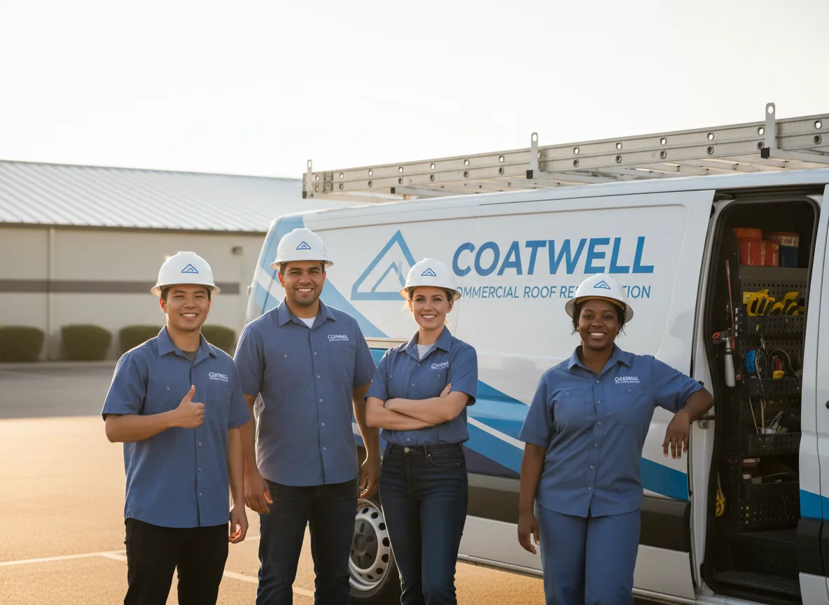 Commercial roof coating company in Olmito, TX
